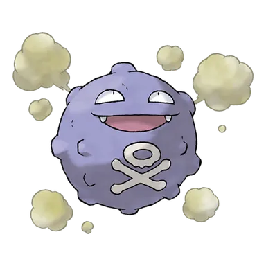 official artwork of koffing